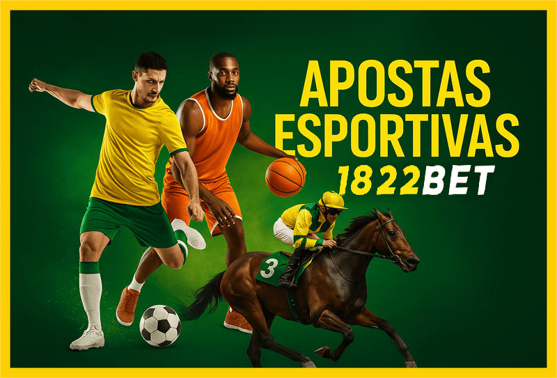 Apostas esportivas no cassino online 1822BET